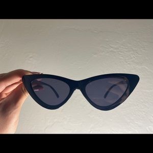 Black cat eye sunglasses